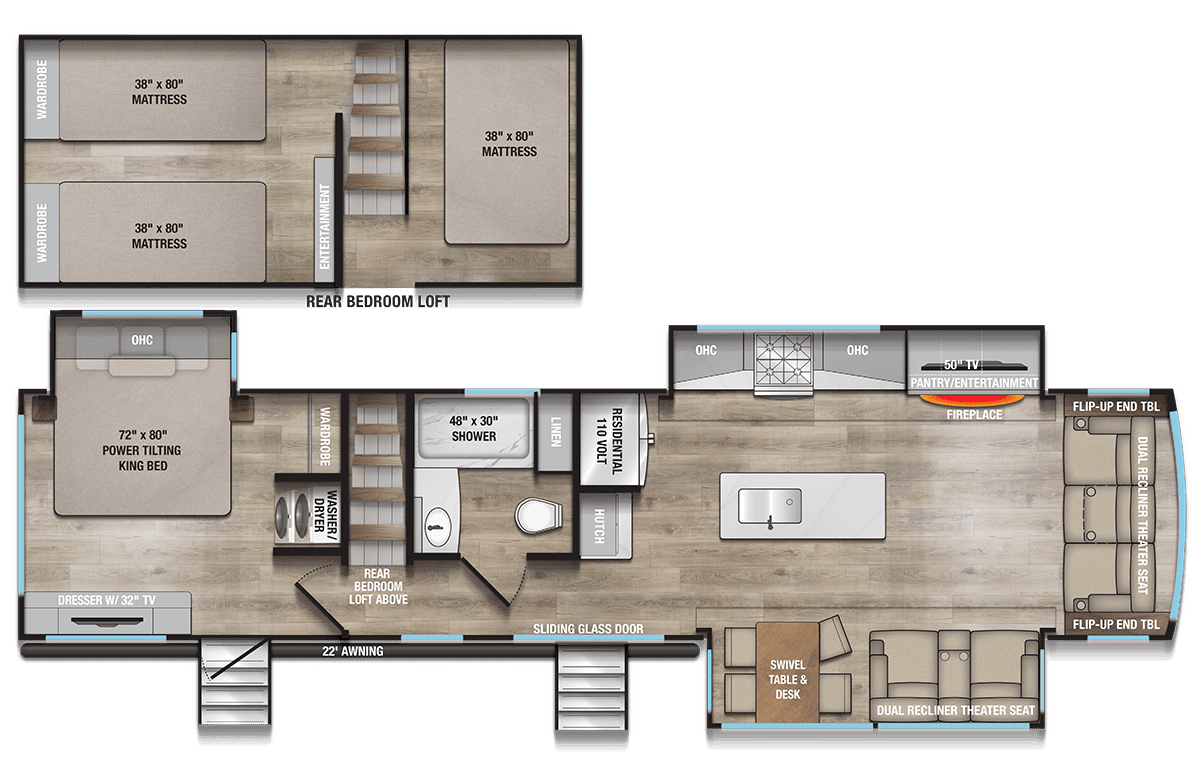 BENCHMARD 42LFT Floorplan